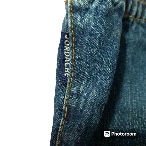 Girls Kids Jordache Jeans Embroidered Jewel Size 4 Denim Pants - Picture 4 of 5
